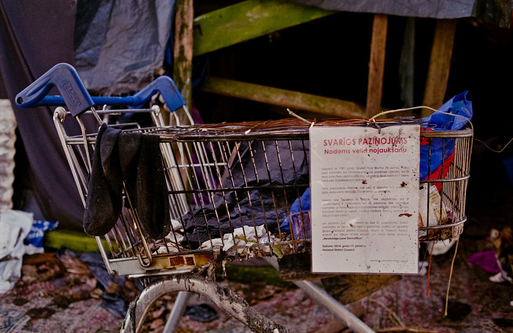 Abandoned Migrant Workers Camp in Wisbech, Cambridgeshire.