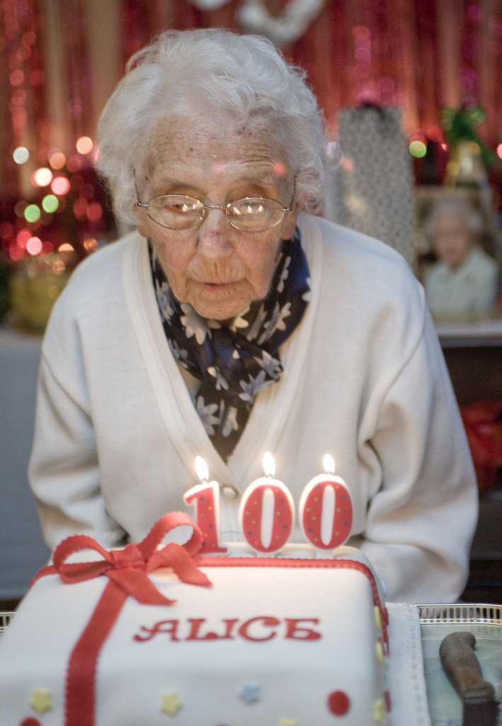 Alice MInter, 100th BIrthday Party