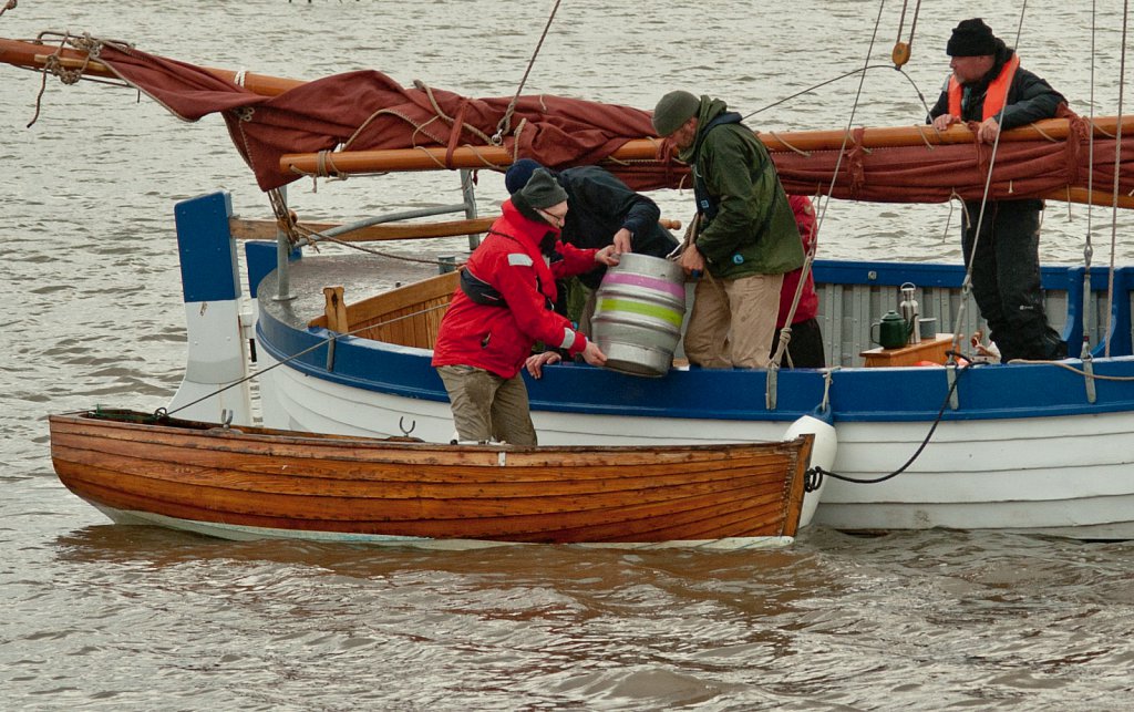 Barsham Brewery Beer lands on Purfleet Quay, King's Lynn