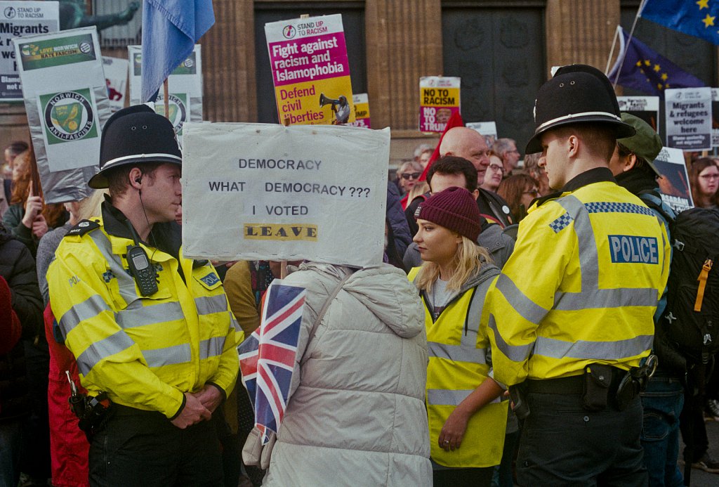 Brexit Demonstration, Norwich