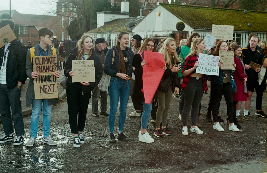 King Edward VII Academy Extinction Rebellion Protest