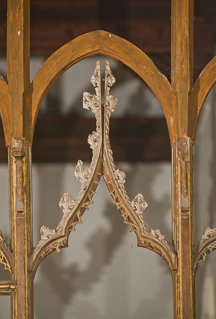  The rood screens and detail at All Saints Church, Marsham,Norfolk.