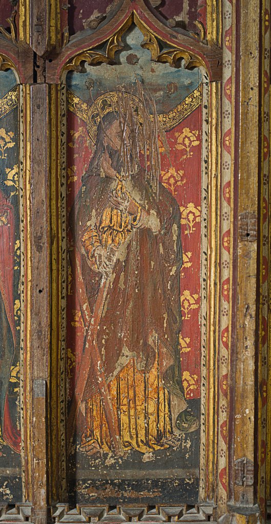  The rood screen and detail at St Botolphs Church, Trunch,Norfolk,UK