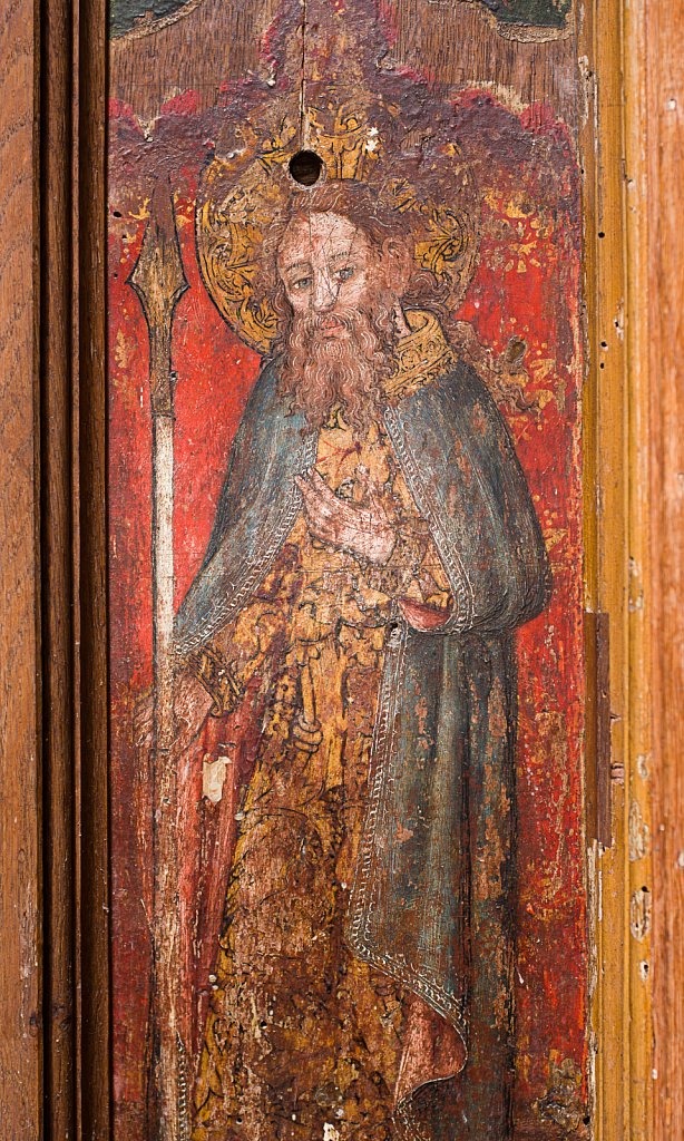  The rood screens at St Mary's Church, North Elmham, Norfolk,UK