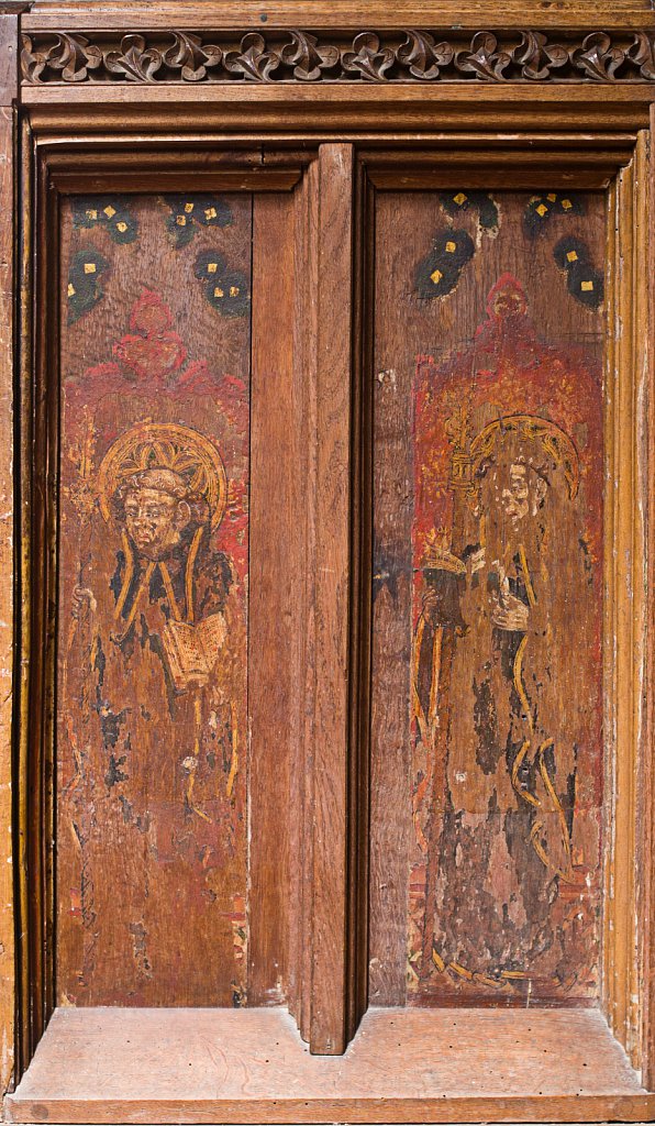  The rood screens at St Mary's Church, North Elmham, Norfolk,UK