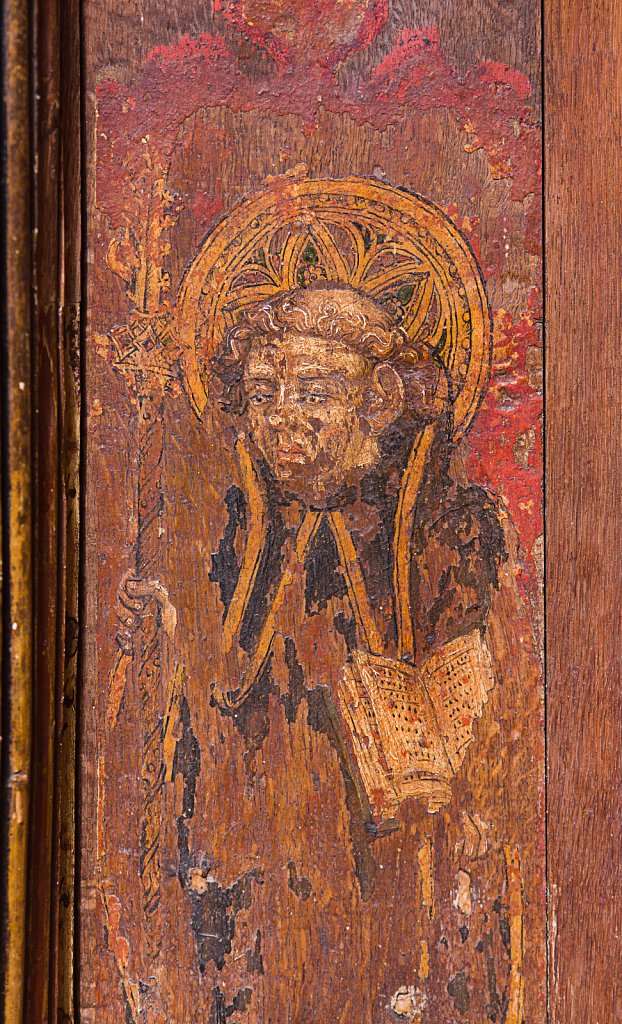  The rood screens at St Mary's Church, North Elmham, Norfolk,UK