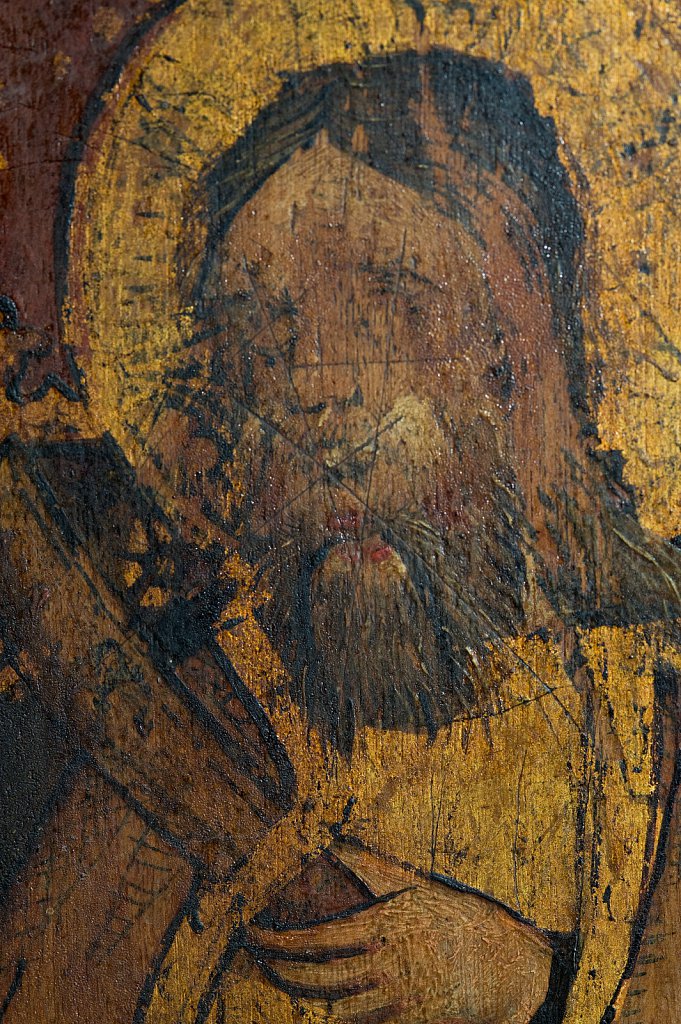 The Rood screen at Saint Mary the Virgin, Tunstead,UK