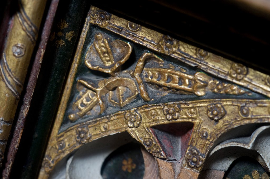   The rood screen and detail at St Edmund King & Martyr, Southwold, Suffolk,UK.