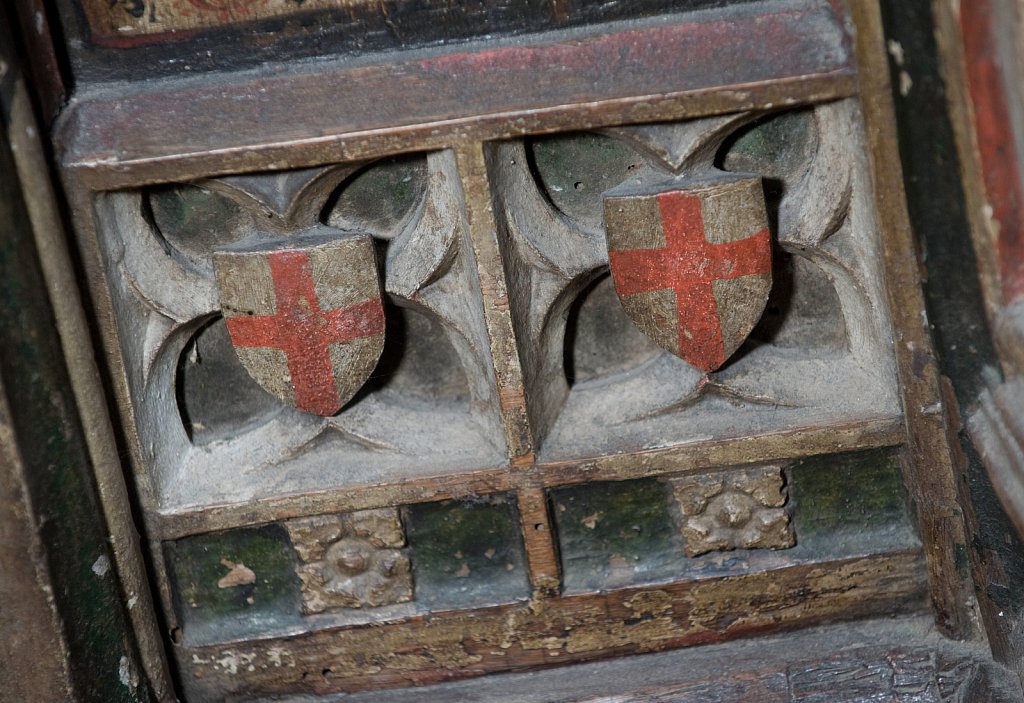   The rood screen and detail at St Edmund King & Martyr, Southwold, Suffolk,UK.